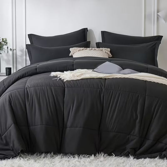 Luxury Checkered Comforter Set – Ultra-Soft All-Season Bedding Set