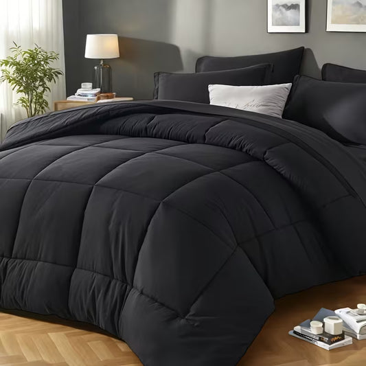 Luxury Checkered Comforter Set – Ultra-Soft All-Season Bedding Set